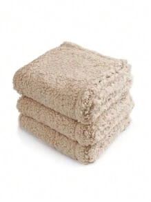 3pcs Calming Blankets Fluffy Premium Fleece Pet Blanket Washable Soft Sherpa Throw Dog Puppy Cat Blanket For Small Medium Dog Cat Bed Furniture Couch Sofa Protection