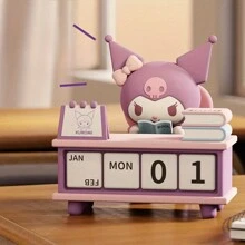 Sanrio 1pc Cartoon Cube Calendar - Adorable Cartoon Desk Decor, Perfect For Office Or School, Great Gift For Kuromi And