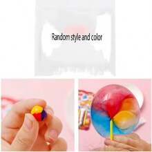 Cartoon Magic Classic Prop Magic Bubble Gum Toy, Colored Bubbles That Don't Pop, Practical Toy, Colored Elastic Bubble