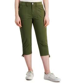 Style & Co Tie Hem Capri Pants - 彩色 - 查看 1