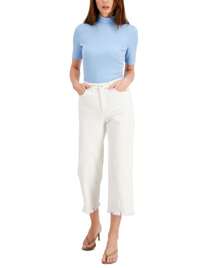 INC International Concepts Elbow Sleeve Mock Neck Top - Multicolor - View 2