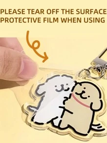 6 peças de chaveiro com pingente de acrílico criativo com tema de hamster fofo e engraçado, hamster, batata-doce, acessórios para bolsas, acessórios para mochilas escolares, pingente para bolsa. Acessório para bolsa do dia a dia, pingente para bolsa, cordão, porta-chaves. Ideal para namorados, namoradas, familiares, médicos, enfermeiros, presentes para festas, decorações para celular e muito mais. Acessórios para carro com animais.