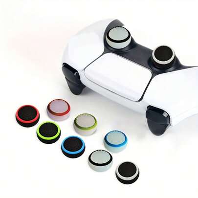 4 Pcs PS4/ Controller Thumb Grips Joystick Caps, Universal Fit