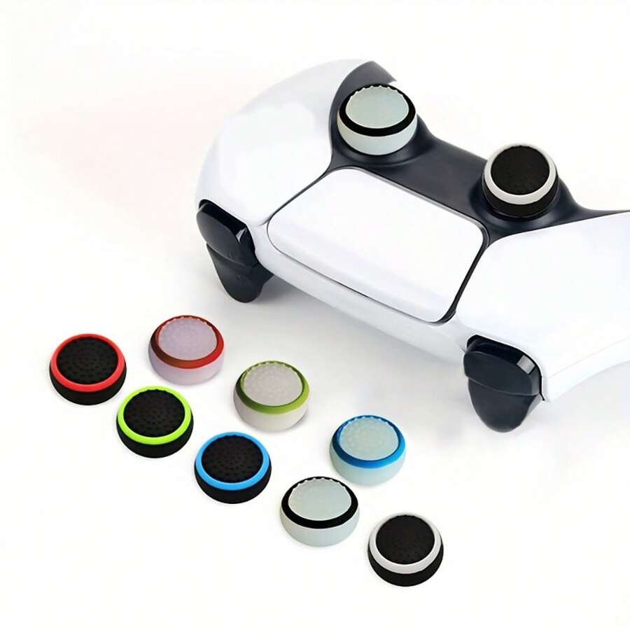 4 Pcs PS4/ Controller Thumb Grips Joystick Caps, Universal Fit - Multicolor - View 1