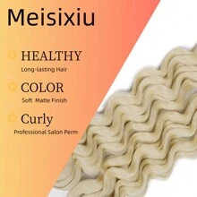 Deep Wave Bulk Hair For Braiding 2 Packs Curly Braiding Hair And Wavy No Weft No Weft Brazilian Virgin Curly Deep Wave Bulk Hair Bundles Bohemian Braiding Hair Extensions Wet And Wavy Braiding Hair