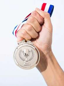 1 pezzo/3 pezzi/5 pezzi/10 pezzi Medaglie d'oro, d'argento e di bronzo, medaglie di premio per sport, maratone, scuole, aziende, forniture scolastiche, ritorno a scuola