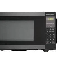 Hamilton Beach 0.9 Cu Ft Countertop Microwave Oven, 900 Watts, Black Stainless Steel, New - 黑色 - 查看 6