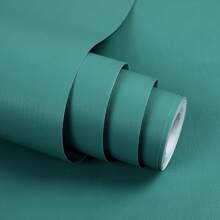 1Roll Macaron Color Self-Adhesive Wallpaper, Simple Solid Colors Wall Stickers, Size 40/60/80cm Wide, Peel And Stick Contact Paper, Aluminum Foil-Heat-Resistant, Waterproof, Moisture-Proof, Suitable For Bedroom Living Room Kitchen Study Room Home Decor, Wardrobes Cabinets Tables Furniture Renovations, Tenant Friendly, Easy To Install