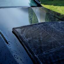 Large Premium Microfiber Drying Towel, 1300 GSM, Edgeless Twisted Loop Design, One-Pass Drying For Cars, Trucks, SUVs, And Home, 23.6in X 35.4in,, Gray