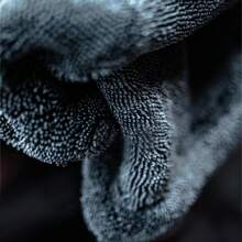 Large Premium Microfiber Drying Towel, 1300 GSM, Edgeless Twisted Loop Design, One-Pass Drying For Cars, Trucks, SUVs, And Home, 23.6in X 35.4in,, Gray