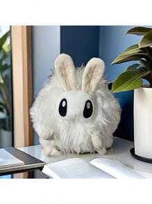 Muñeco de peluche de la polilla poodle, juguete de peluche de diseño lindo y de dibujos animados - Blanco - Ver 1