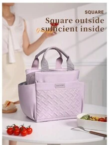 1 szt. 10L Duża pojemność izolowana torba na lunch, wodoodporna przenośna duża pojemność izolowana torba, College Foil przenośna izolowana torba na lunch, izolowana torba na lunch, podróż piknik na zewnątrz szkoła praca kemping biuro dziewczyny chłopcy studenci podróż niezbędne, artykuły szkolne podstawowe artykuły do college'u, zewnętrzny pakiet chłodzący, świąteczna torba na lunch, powrót do szkoły