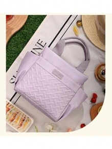 1 szt. 10L Duża pojemność izolowana torba na lunch, wodoodporna przenośna duża pojemność izolowana torba, College Foil przenośna izolowana torba na lunch, izolowana torba na lunch, podróż piknik na zewnątrz szkoła praca kemping biuro dziewczyny chłopcy studenci podróż niezbędne, artykuły szkolne podstawowe artykuły do college'u, zewnętrzny pakiet chłodzący, świąteczna torba na lunch, powrót do szkoły