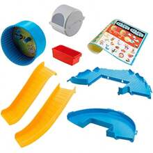 CIRCUS FUN Themed Hamster Cage Three-Level Design For Interactive Window Includes Exercise Wheel Easy Clean 49.5x34x42.5 Cm - CIRCUSFUN - View 7