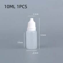 1件5件5毫升/10毫升批发彩色盖子眼药水分离滴瓶小塑料烟油可再填充瓶