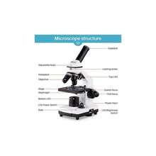 BEBANG 100X-2000X Microscope For Adults With Microscope Slides Kit Professional Biological Microscope For Students School Laboratory - White1 - View 6