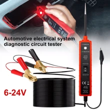 NetHong 6-24V Car Electrical Tester Power Probe Circuit Tester Vehicle Diagnostic Tool