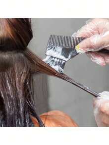 Set de 8 instrumente de vopsire a părului pentru femei, inclusiv perie de vopsea, bol de vopsea, pieptene de vopsea, potrivite pentru vopsirea și coafarea zilnică a părului pentru salon de frizerie, articole esențiale pentru călătorii, produse pentru păr, îngrijirea părului, set de coafare a părului, accesorii pentru păr, trusă de instrumente pentru păr - Multicolor - Vizualizare 6