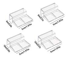 4 piezas de soportes de acrílico de 6MM/8MM/10MM/12MM, soportes para tapa de acuario, soportes de acuario
