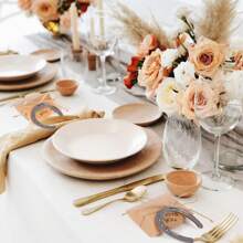 6 Sets Lucky Horseshoe Decorative Guest Wedding Favors, Vintage Metal Horseshoes, Labeled Kraft Paper Candy Box And Ribbon, Rustic Horseshoe Gifts For Wedding Party Decoration - Multicolor - View 8