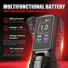 XNET 1PC Titan270 Bezprzewodowa Maszynka Do Tatuażu Długopis Silnik Bezszczotkowy o Wysokim Momentu Obrotowym Z 4.0/5.0mm Skok 2400 mAh Bateria Dla Artysty Tatuażu