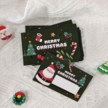 30/20/10 Pcs Christmas Scratch Card, Featuring Santa Claus And Holly Leaves On The Christmas Tree - DIY Holiday Gift Voucher, Party Game Prizes Include Lucky Scratch Stickers,Christmas - Christmas Scratch Tickets - View 8