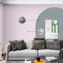 1Roll Macaron Color Self-Adhesive Wallpaper, Simple Solid Colors Wall Stickers, Size 40/60/80cm Wide, Peel And Stick Contact Paper, Aluminum Foil-Heat-Resistant, Waterproof, Moisture-Proof, Suitable For Bedroom Living Room Kitchen Study Room Home Decor, Wardrobes Cabinets Tables Furniture Renovations, Tenant Friendly, Easy To Install