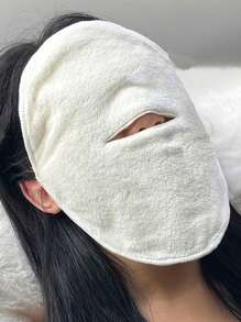 1/3/5/10 piezas Mascarilla facial de paquete caliente, toalla facial de cuidado de la piel reutilizable de calor y frío, toalla facial, toalla de paquete caliente, toalla facial de vapor, toalla facial de belleza conveniente, paquete húmedo, calentamiento, absorción de agua, toalla suave, toalla, toalla facial de máscara con colgador de oreja de tres agujeros, toalla facial de coral grueso, dispositivo mágico de humectación facial y paquete húmedo, regalo de San Valentín para mujeres, cumpleaños, novio, novia, decoración del hogar y el baño, verano, vuelta al colegio para salón de belleza y hogar