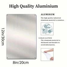 Señales personalizadas, señales de metal personalizadas, personalizadas para oficinas, empresas, lugares de trabajo, familias, Airbnb, señales de entrega, de 12 x 8 pulgadas, sin óxido. Señal de aluminio de alta calidad - Multicolor - Ver 5