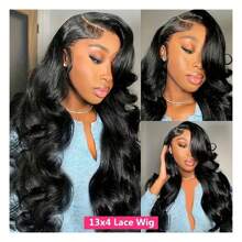 bling hair 30 pouces vague de corps perruques de cheveux humains 13X6 HD dentelle frontale perruque 13X4 dentelle avant perruques de cheveux humains brésilien 4X4 Transparent dentelle fermeture perruque
