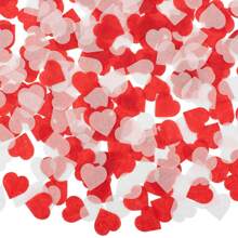 1 paquet/5000 pièces de confettis en forme de cœur de 1 pouce, blancs et rouges, roses, or/rouges/rose gold paillettes, papier de soie de couleurs mélangées. Confettis en forme de cœur pour la décoration de la Saint-Valentin - pour lancer des cœurs pour le mariage, la décoration de table romantique, le lieu, le bouquet à la main, le remplissage de ballons transparents