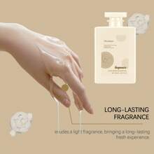 Rose Fragrance Moisturizing Body Wash, Long-Lasting Skin Barrier Protection, Deep Hydration, Gentle Cleansing, Refreshing & Alluring Scent - Beige - View 8