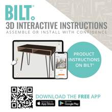 Mainstays Hairpin Writing Desk, Multiple Finishes - Black - View 8