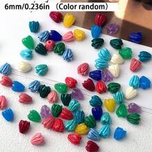 12 Peças Botões de Flor Prensada de Conchas, Variedades de Rosas, Tulipas, Brincos Elegantes DIY, Pulseira, Colar, Artesanato de Joias