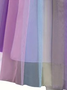 Girls 3pcs Unicorn Costume Dress Set With Foldable Wings Headband And Magic Wand, Stunning Princess Dress For Children Suitable For Holiday Parties, Gatherings, Stage, Beauty Pageant, Social Events, Please Check Size Chart Before Ordering - Purple - View 8