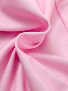 Chatreadl 少女两件套可爱休闲小猫蝴蝶结印花吊带夏季 - 粉色 - 查看 7