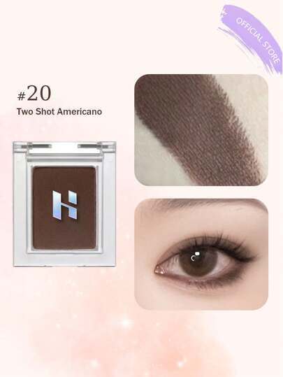 HOLIKA HOLIKA Il mio pezzo preferito Ombretto Dual Shot 20, tavolozza di ombretti in polvere opachi e naturali, alta pigmentazione, finitura sfumabile, lunga durata, colore intenso, trucco per gli occhi 24 ore, cosmetici coreani, Eyeglitz, K-Beauty, trucco coreano, 0,06 once (1,8 g) Regalo