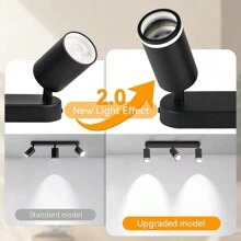 CANMEIJIA 1pc GU10 Recessed Light, Replaceable Bulb, Adjustable Angle, Suitable For Bedroom, Dining Room, Home Lighting, Living Room, Clothing Store And Other Occasions - Acrylic Ceiling Spotlight - View 8