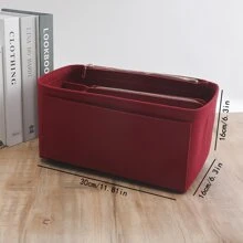 1pc Small/Medium/Large/X-Large Multi-Functional Liner Inner Cosmetic Bag, Toiletry Organizer Pouch - Foldable Removable Inner Bag