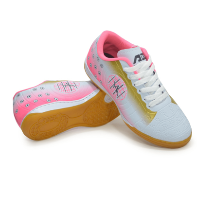 CHUTEIRA FUTSAL ROSA BOL,QUADRA,SALÃO.FUTEBOL