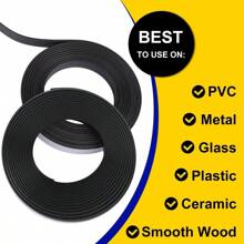 1 rollo de 3 metros de cinta magnética autoadhesiva flexible con un adhesivo fuerte, lámina magnética suave, cinta magnética perfecta para proyectos y organización