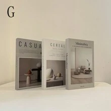 Set de 3 libros decorativos plegables, adornos de estilo sencillo para decoración de habitación, el mejor regalo - Multicolor - Ver 11