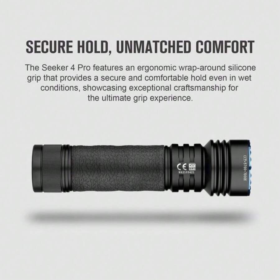 OLIGHT Seeker 4 Pro Rechargeable Flashlights, High Lumens Powerful Bright Flashlight 4600 Lumens