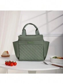 1 szt. 10L Duża pojemność izolowana torba na lunch, wodoodporna przenośna duża pojemność izolowana torba, College Foil przenośna izolowana torba na lunch, izolowana torba na lunch, podróż piknik na zewnątrz szkoła praca kemping biuro dziewczyny chłopcy studenci podróż niezbędne, artykuły szkolne podstawowe artykuły do college'u, zewnętrzny pakiet chłodzący, świąteczna torba na lunch, powrót do szkoły