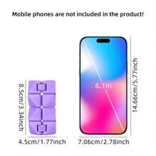 3D Printed Infinity Cube, Stress Relief Toy, Endlessly Foldable Cube Toy - Multicolor - View 3