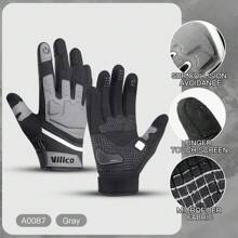 Kyncilor Guantes tácticos militares para pintura, airsoft, combate, bicicleta, con protección de goma y antideslizantes de dedo completo - Multicolor - Ver 11