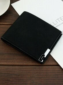محفظة قصيرة للرجال على الطراز الكوري، ذات سعة كبيرة لحمل البطاقات، رفيعة، مقاومة للخدش، هدية مثالية لنخبة رجال الأعمال