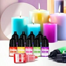 5ml 20-Color Concentrated Aroma Candle Wax Dye Set, DIY Handmade Candle Coloring Pigment Kit, Gift