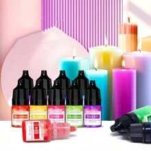 5ml 20-Color Concentrated Aroma Candle Wax Dye Set, DIY Handmade Candle Coloring Pigment Kit, Gift