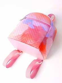 1pc Mini Cute Candy Color Kids Backpack, Suitable For Girls, Elementary/Middle School Students, Travel, School, Holiday Gift, Daily Use - Multicolor - View 5